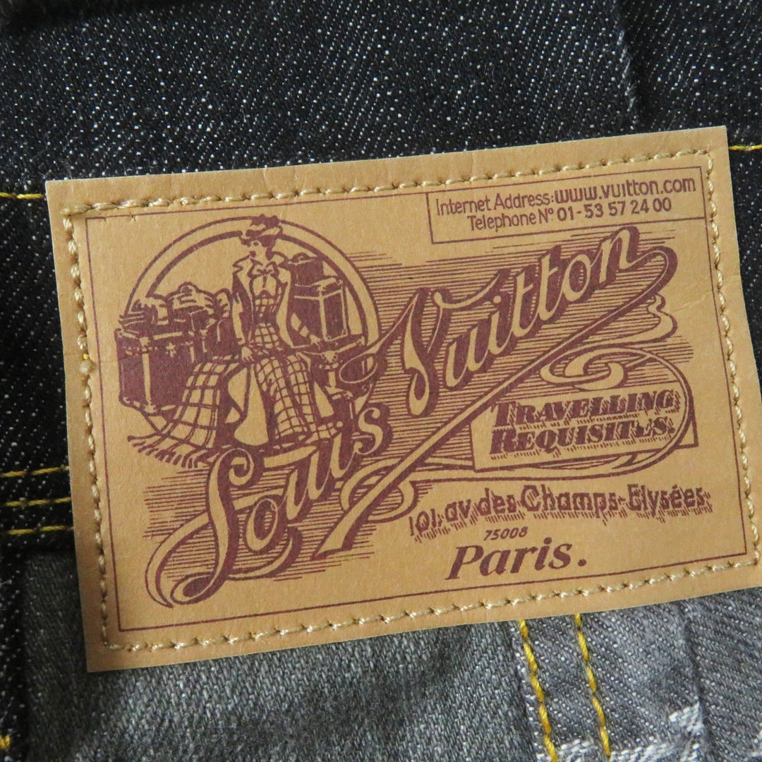 LOUIS VUITTON Denim pants 07SS Main: 98% cotton, Main: 2% polyurethane Indigo Blue Gray type Women 34 Used Authentic