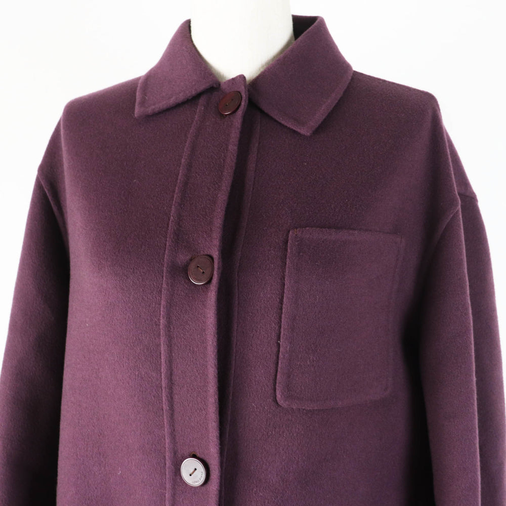 Loro Piana Jacket FAM1937 Main: 100% cashmere purple Women 36 Used Authentic