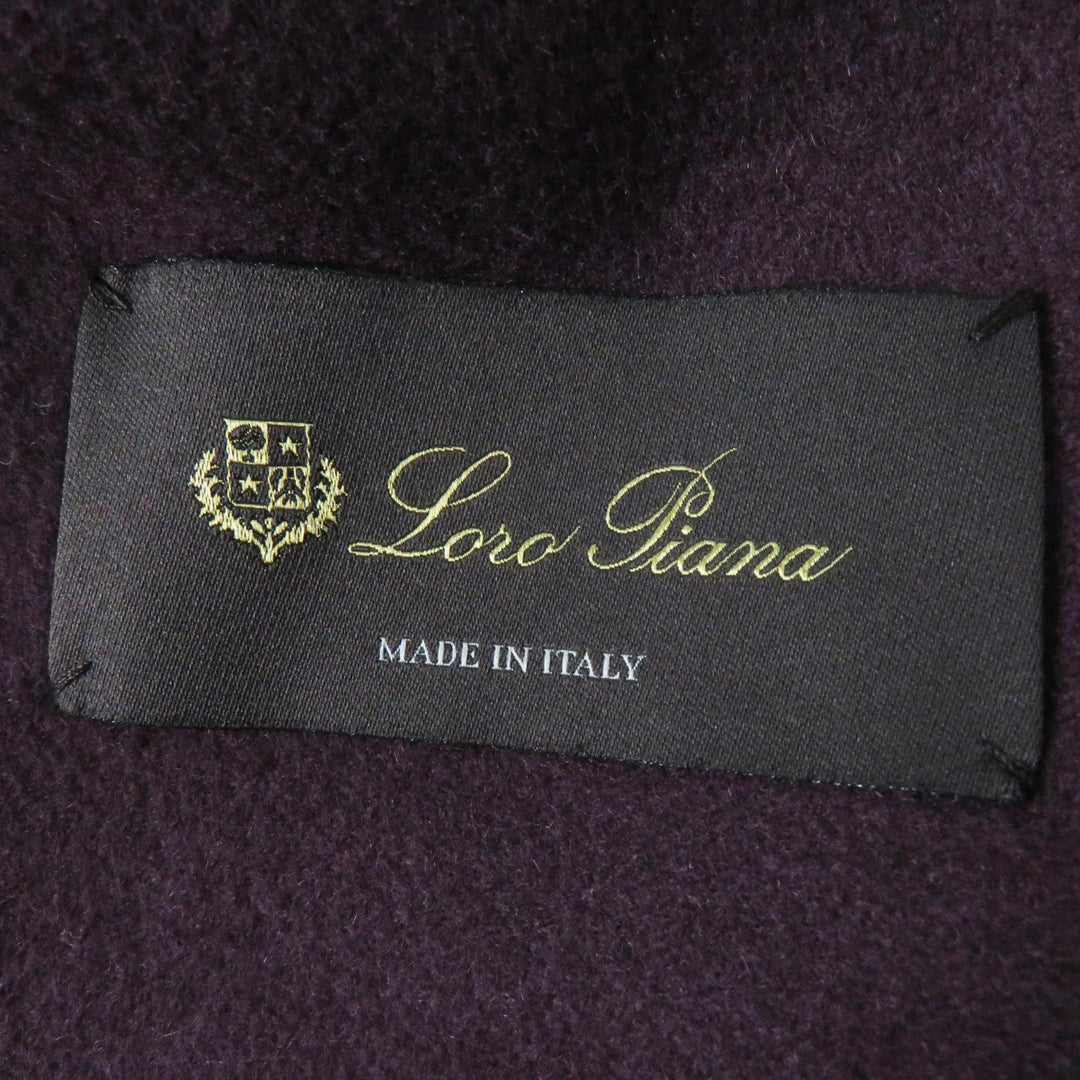 Loro Piana Jacket FAM1937 Main: 100% cashmere purple Women 36 Used Authentic