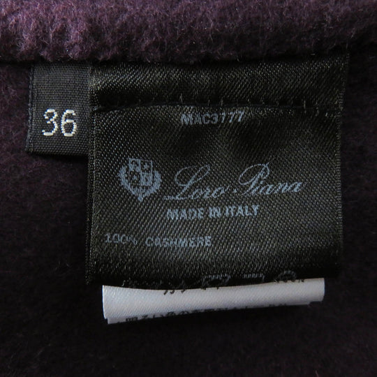 Loro Piana Jacket FAM1937 Main: 100% cashmere purple Women 36 Used Authentic