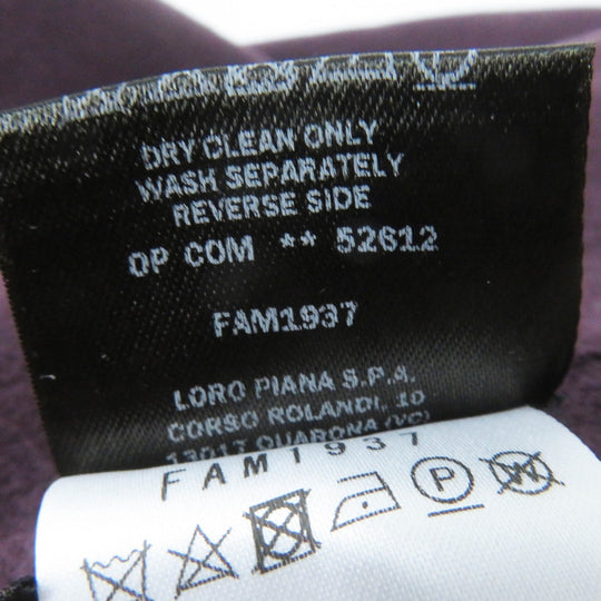 Loro Piana Jacket FAM1937 Main: 100% cashmere purple Women 36 Used Authentic