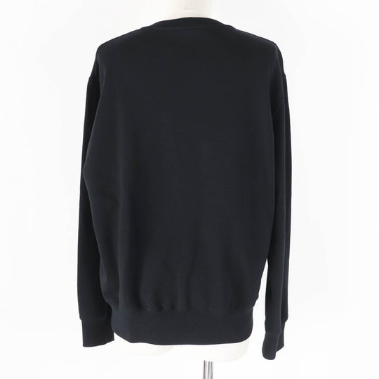 CHANEL sweat 20P P63298 Main: 100% cotton black Women M Used Authentic