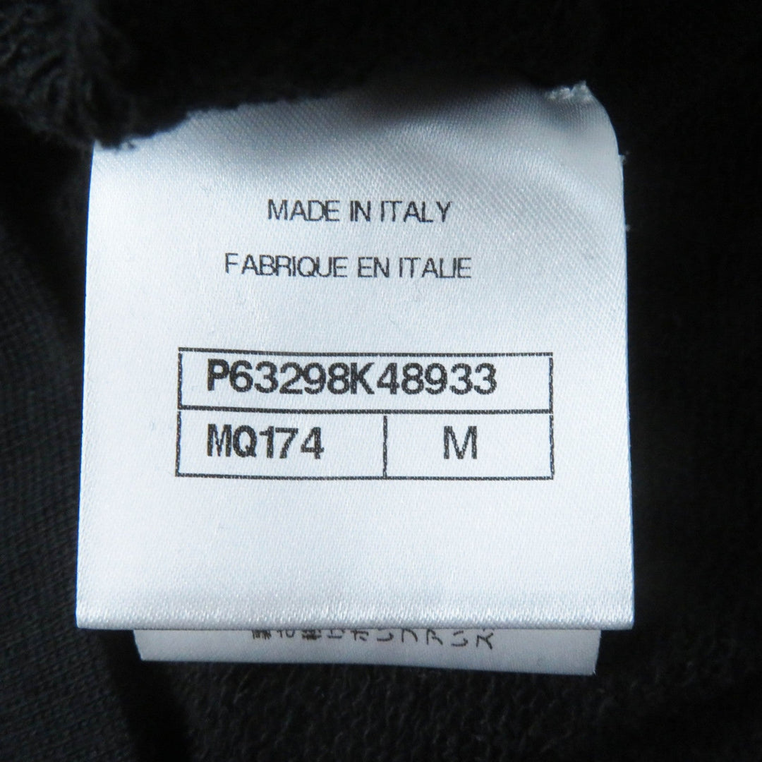 CHANEL sweat 20P P63298 Main: 100% cotton black Women M Used Authentic