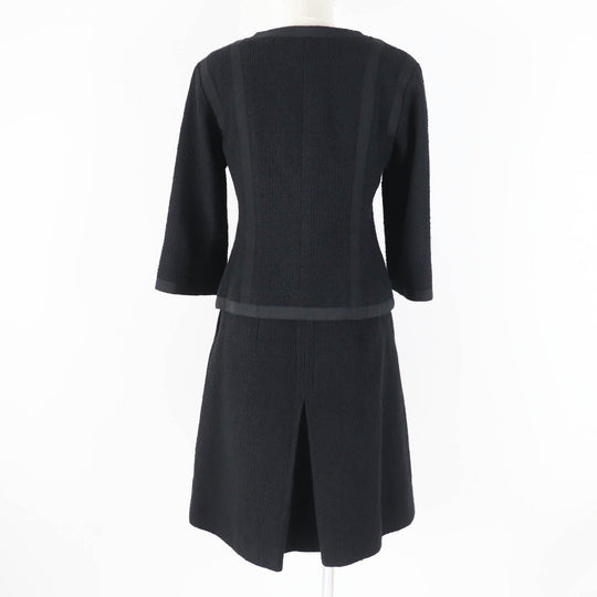 CHANEL setup P45580/P45436 Outer: 100% cotton, Lining: 100% silk black Women 36 Used Authentic