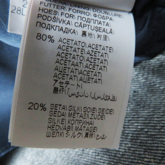 Brunello Cucinelli coat Main: 100% cotton, Lining: 80% acetate, Lining: 20% silk Indigo blue Women 42 Used Authentic