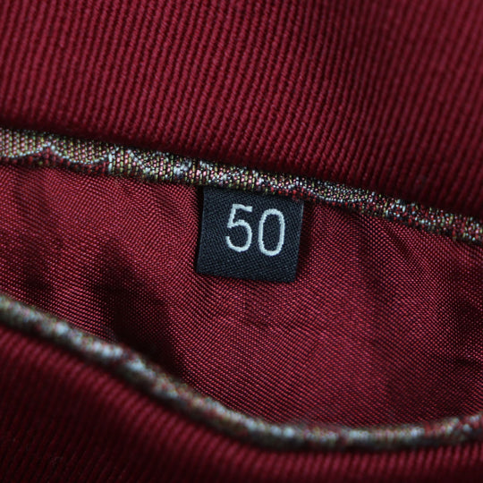 ETRO Chester coat Outer: 100% wool, Lining: 52% cupra, Lining: 48% rayon, Sleeve lining: 100% rayon Red mens 50 Used Authentic