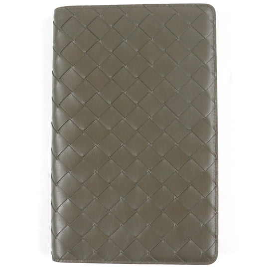 BOTTEGAVENETA Notebook cover 756136 leather khaki