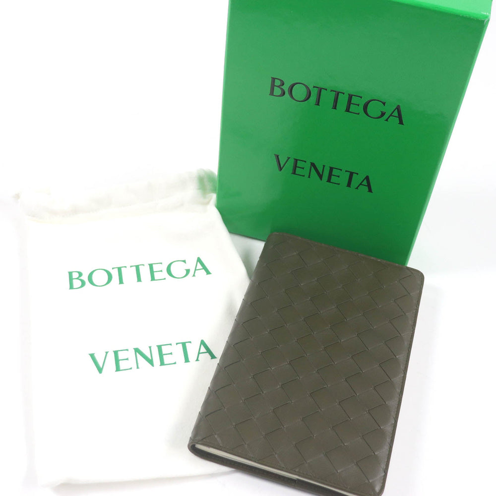 BOTTEGAVENETA Notebook cover 756136 leather khaki