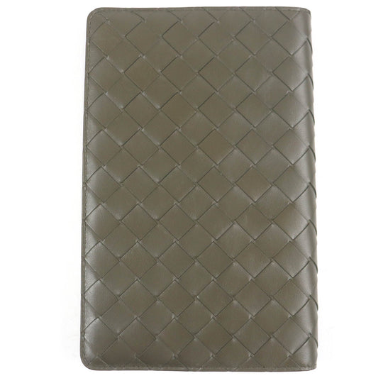 BOTTEGAVENETA Notebook cover 756136 leather khaki
