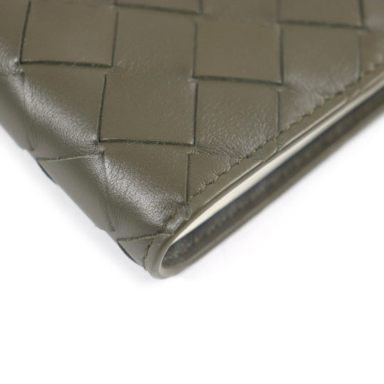 BOTTEGAVENETA Notebook cover 756136 leather khaki