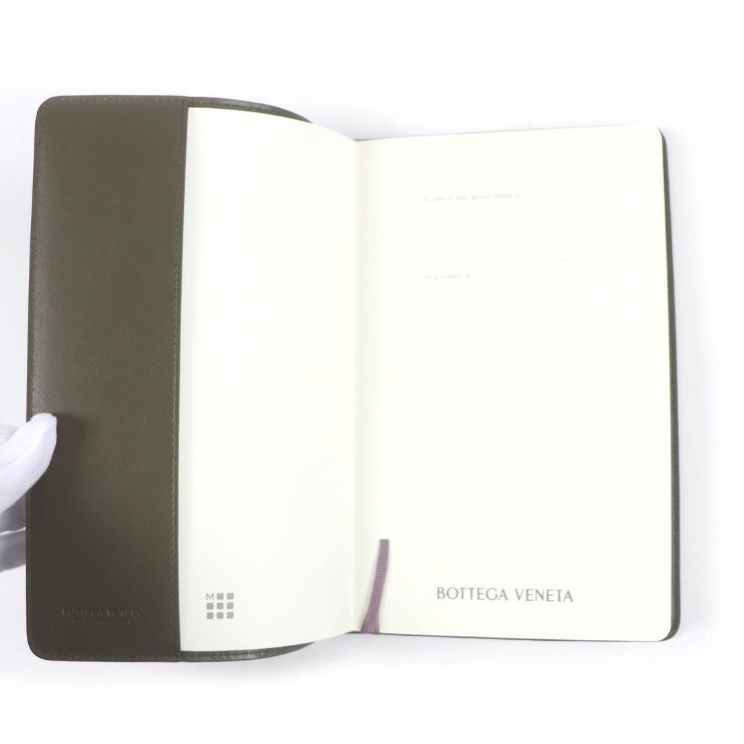 BOTTEGAVENETA Notebook cover 756136 leather khaki