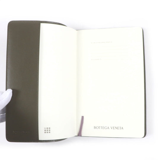 BOTTEGAVENETA Notebook cover 756136 leather khaki