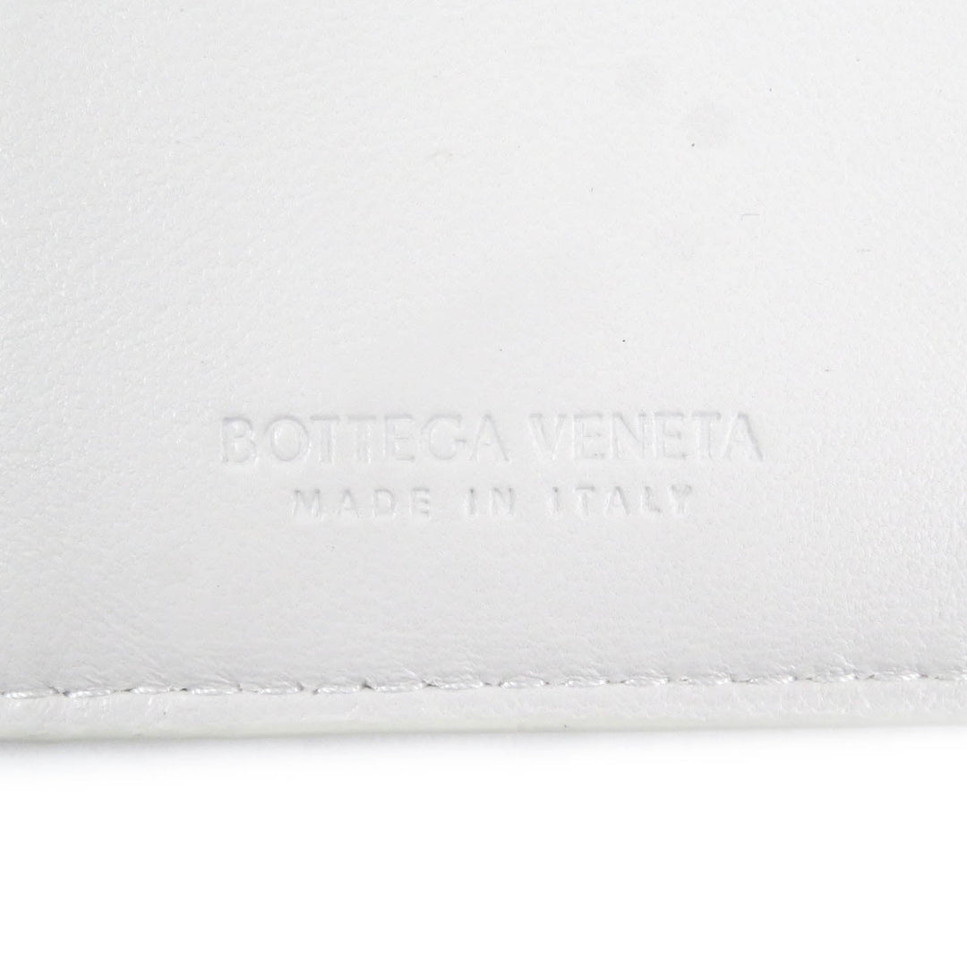 BOTTEGAVENETA Card Case 649597 Main: Leather off white mens Used Authentic