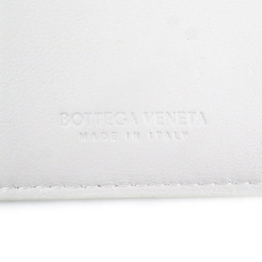 BOTTEGAVENETA Card Case 649597 Main: Leather off white mens Used Authentic