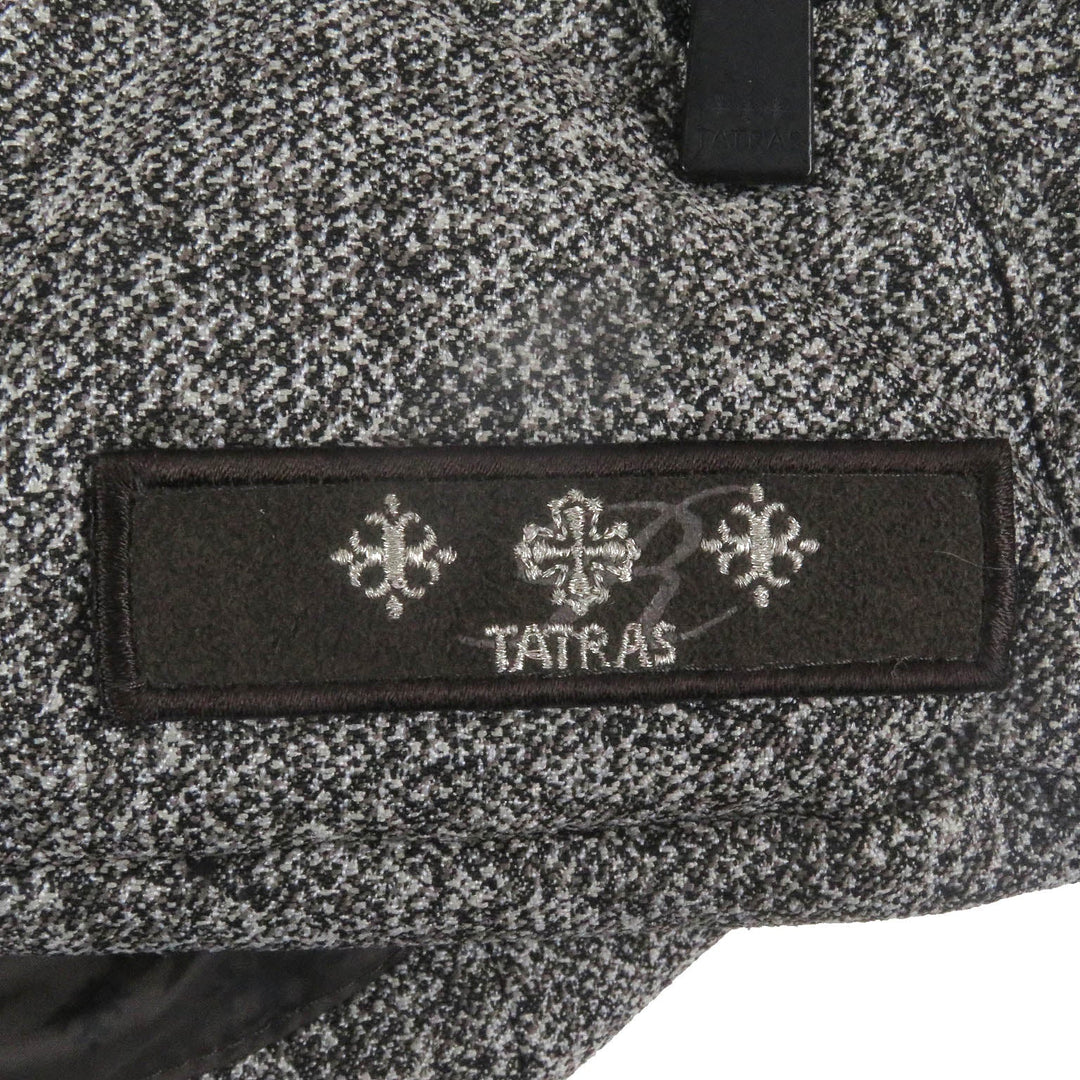 TATRAS Down vest MTA16A4392 Main: 100% nylon, Filling: 90% down, Filling: 10% feather charcoal MUSONE mens Used Authentic
