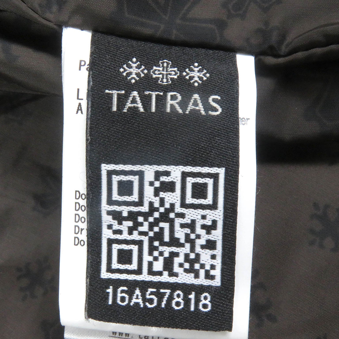 TATRAS Down vest MTA16A4392 Main: 100% nylon, Filling: 90% down, Filling: 10% feather charcoal MUSONE mens Used Authentic