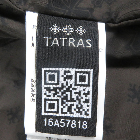 TATRAS Down vest MTA16A4392 Main: 100% nylon, Filling: 90% down, Filling: 10% feather charcoal MUSONE mens Used Authentic