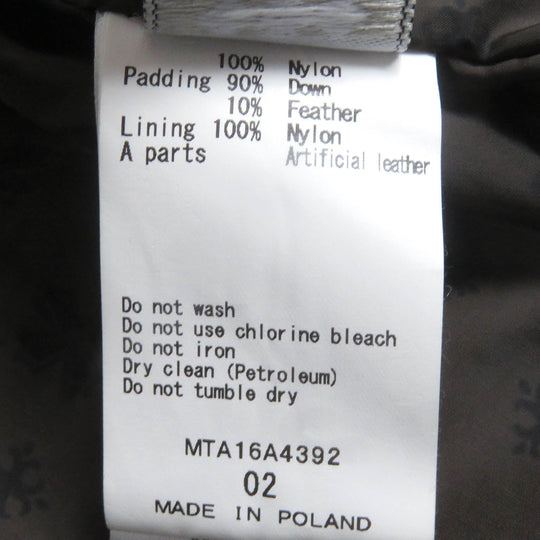 TATRAS Down vest MTA16A4392 Main: 100% nylon, Filling: 90% down, Filling: 10% feather charcoal MUSONE mens Used Authentic