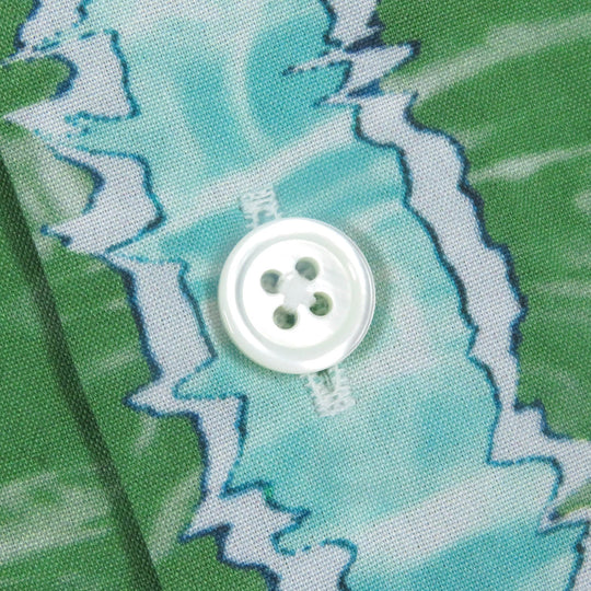 HERMES Long sleeve shirt Main: 100% cotton Blue type mens 38 Used Authentic