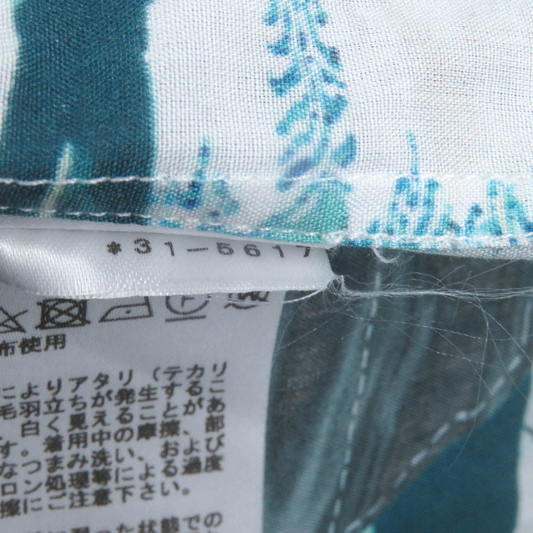 HERMES Long sleeve shirt Main: 100% cotton Blue type mens 38 Used Authentic