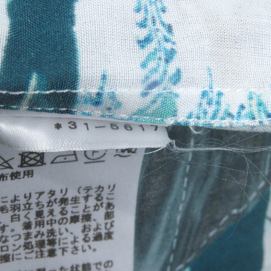 HERMES Long sleeve shirt Main: 100% cotton Blue type mens 38 Used Authentic