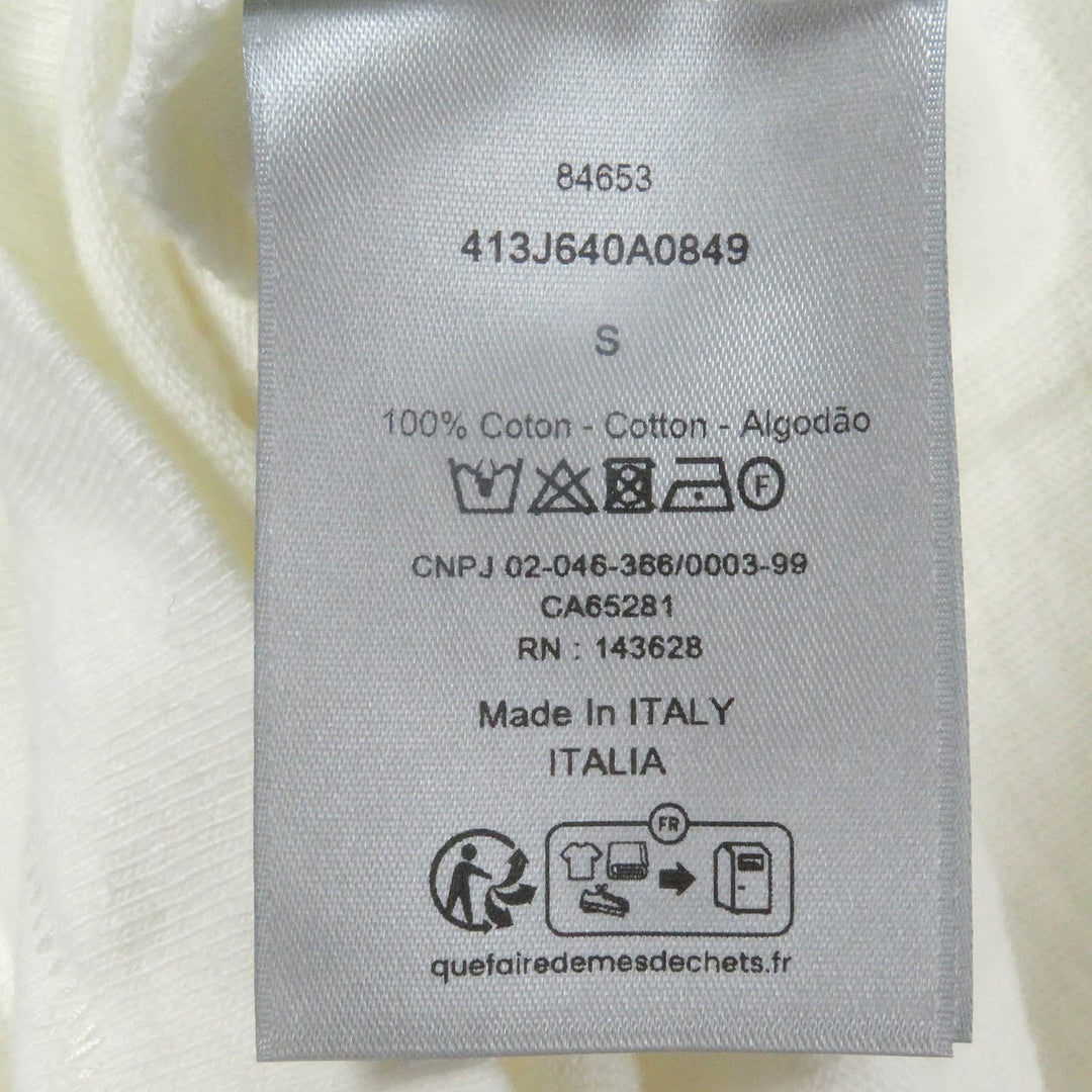 Dior HOMME Short sleeve T-shirt 413J640A0849 Main: 100% cotton white mens S Used Authentic