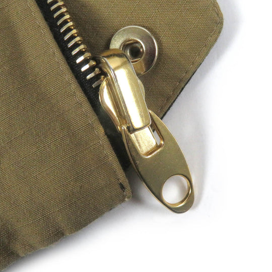 GUCCI Military jacket 609509 Main: 50% cotton, Main: 50% nylon, Part: Cowhide Beige black mens 50 Used Authentic