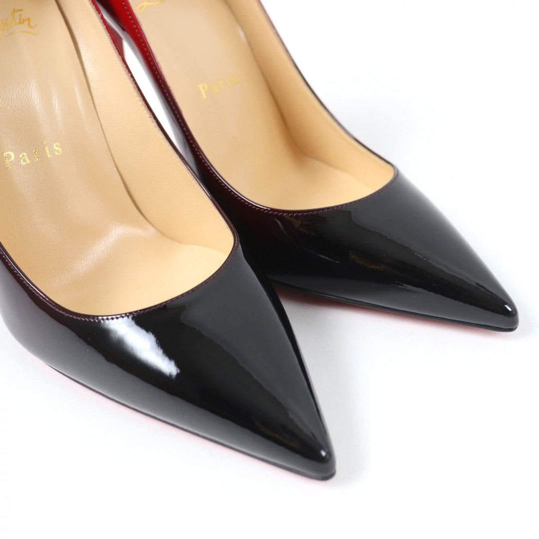 Christian Louboutin pumps Patent leather Black red DECOLLETE 554 100 36