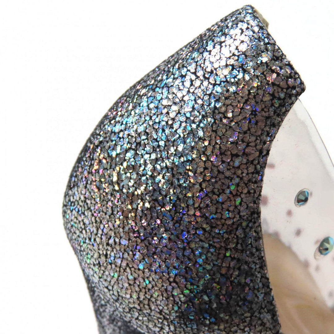Christian Louboutin pumps ー Silvertype VERY STRASS 36