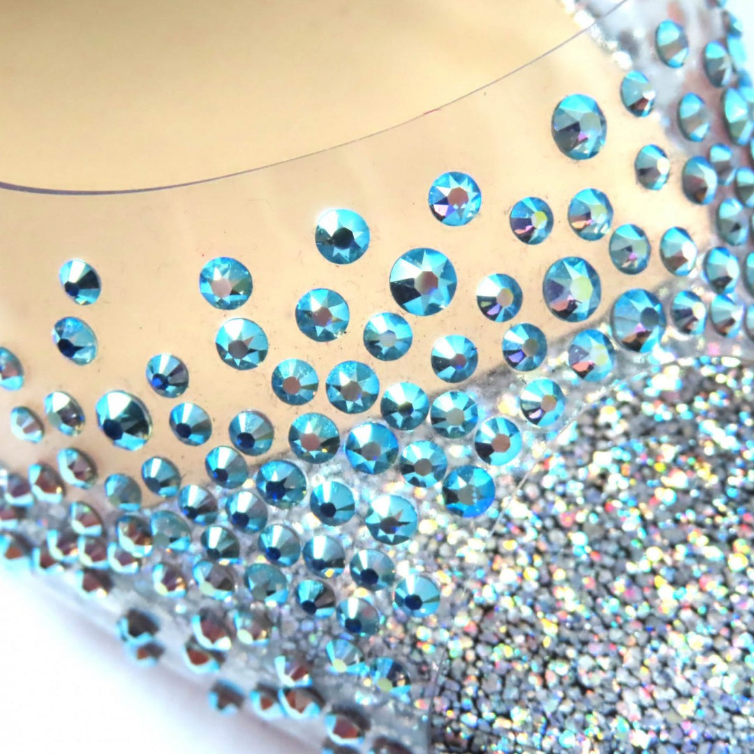 Christian Louboutin pumps ー Silvertype VERY STRASS 36