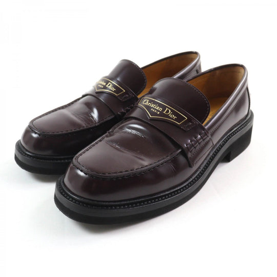 Christian Dior loafers KDB759ACA leather Brown Dior Boy 39