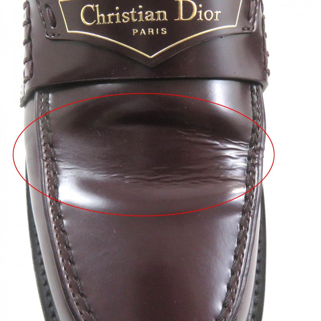 Christian Dior loafers KDB759ACA leather Brown Dior Boy 39