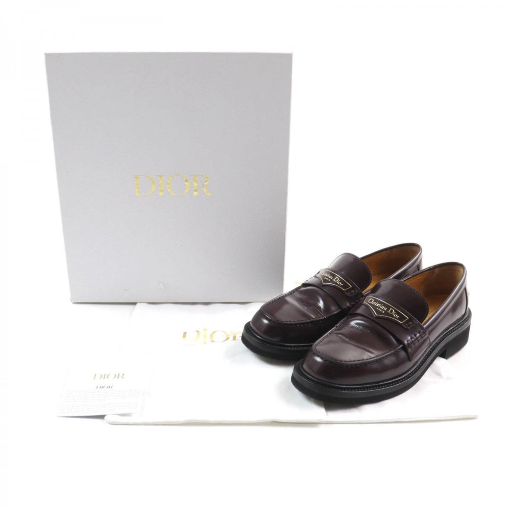 Christian Dior loafers KDB759ACA leather Brown Dior Boy 39