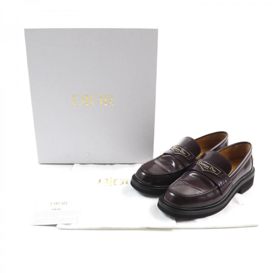 Christian Dior loafers KDB759ACA leather Brown Dior Boy 39