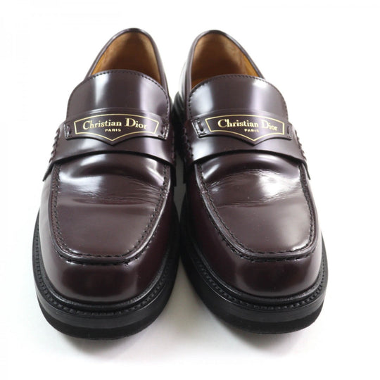 Christian Dior loafers KDB759ACA leather Brown Dior Boy 39