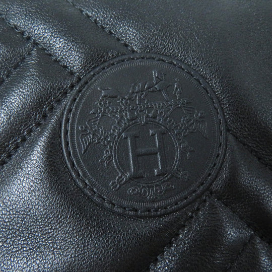 HERMES boots 222048 Main: Leather black Fuji Women 36.5 Used Authentic