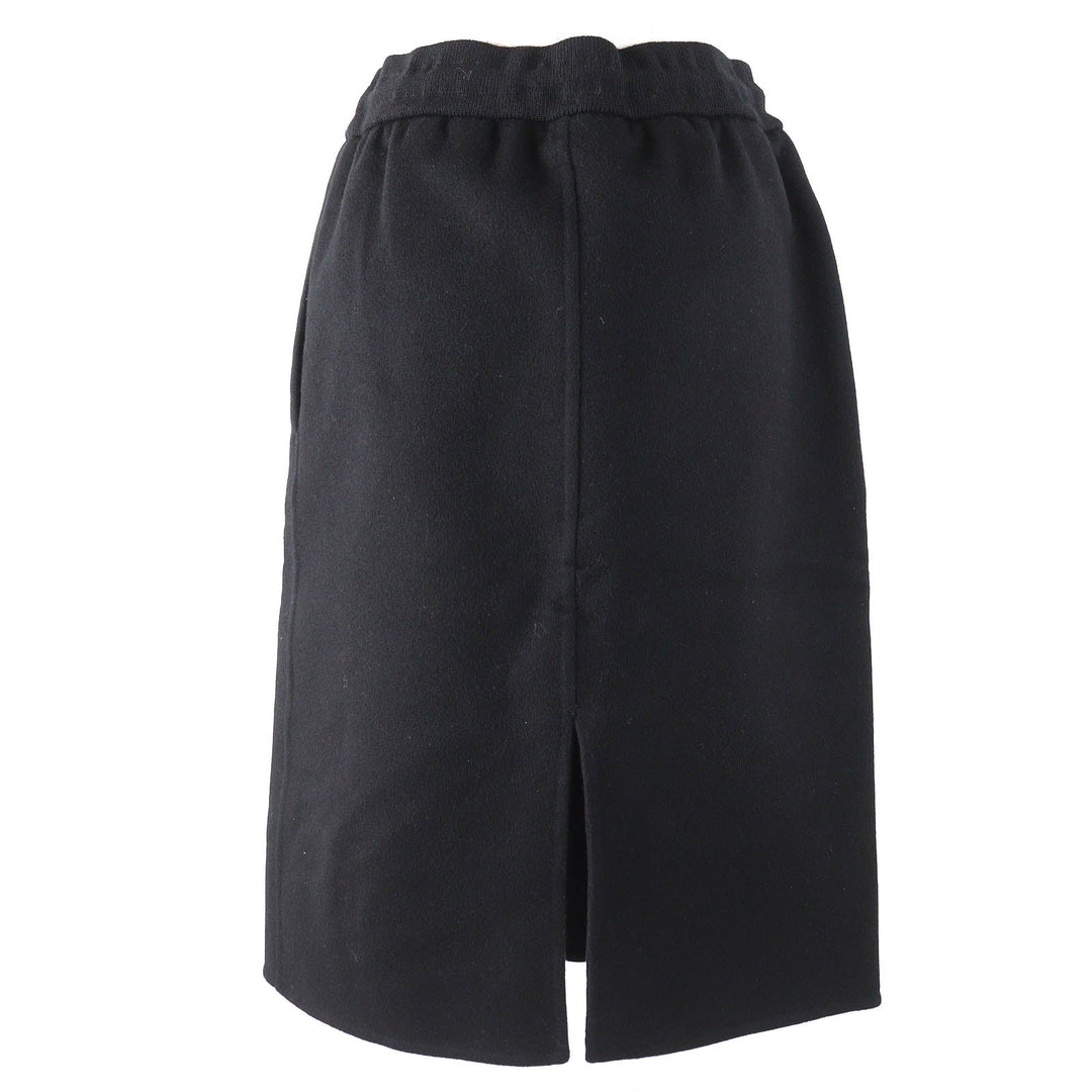CELINE skirt 2J5106700 Outer: 100% cashmere, Lining: 100% silk black Women 38 Used Authentic