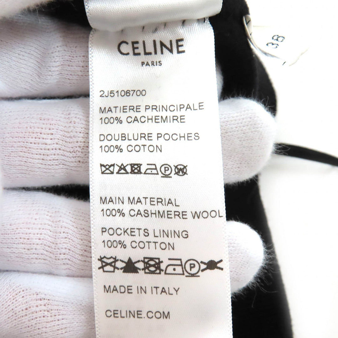 CELINE skirt 2J5106700 Outer: 100% cashmere, Lining: 100% silk black Women 38 Used Authentic
