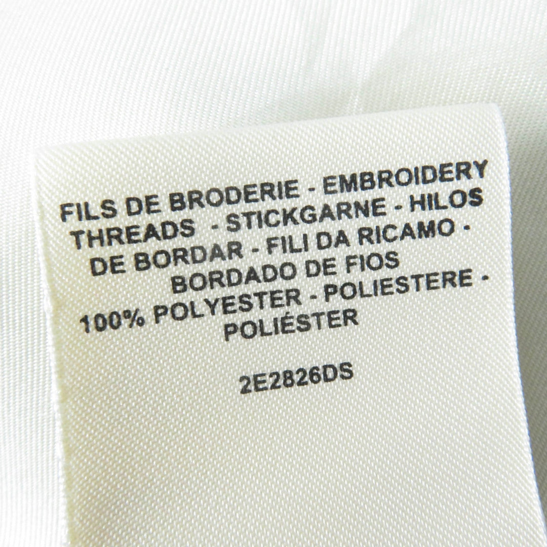 HERMES Short sleeve knit 2E2826DS Main: 100% silk, Main: 100% polyester Ivory Women 34 Used Authentic