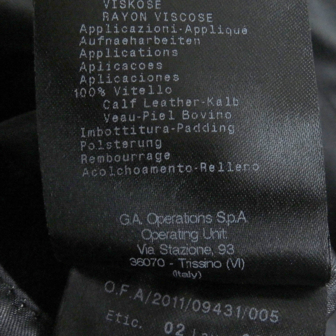 GIORGIO ARMANI coat Outer: 66% rayon, Outer: 32% cupra, Outer: 2% elastane (polyurethane), Lining: 60% acetate, Lining: 40% rayon Dark navy mens 54 Used Authentic