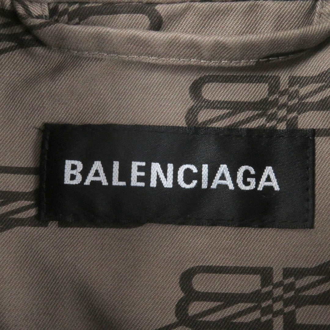 BALENCIAGA Coverall 704390 Main: 100% cotton Brown type mens 37 Used Authentic