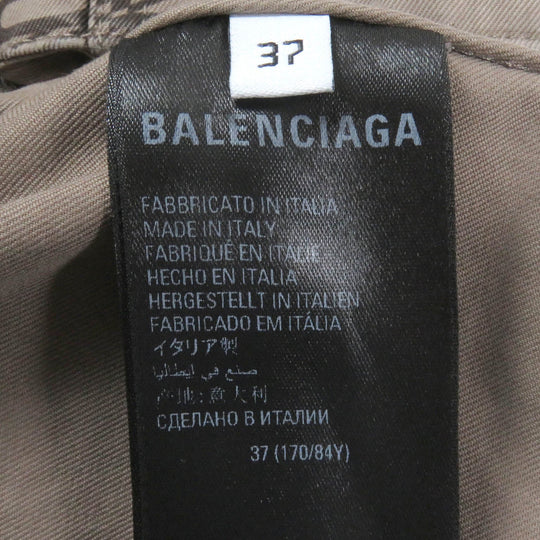 BALENCIAGA Coverall 704390 Main: 100% cotton Brown type mens 37 Used Authentic