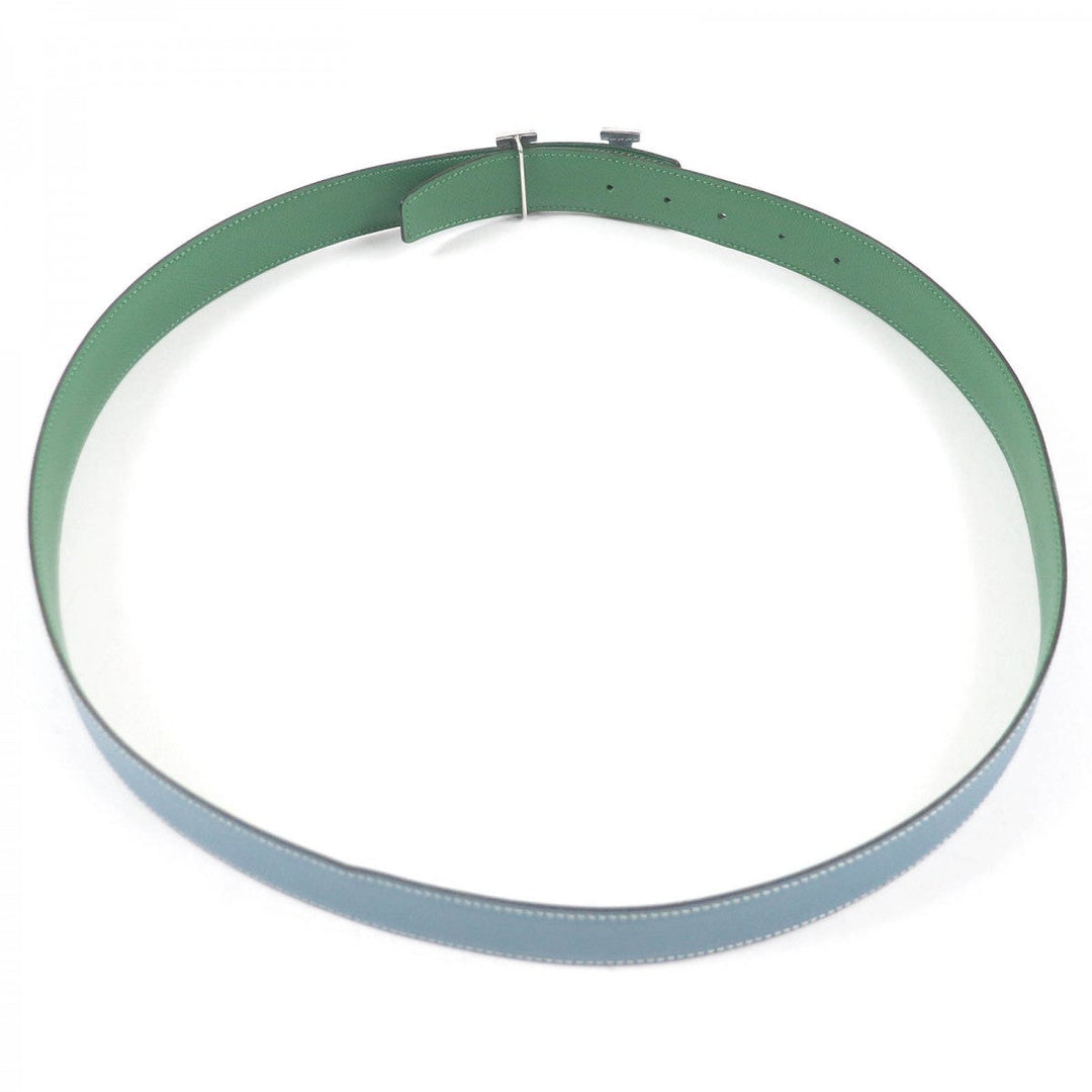 HERMES belt Main: Leather Light blue green mens Used Authentic
