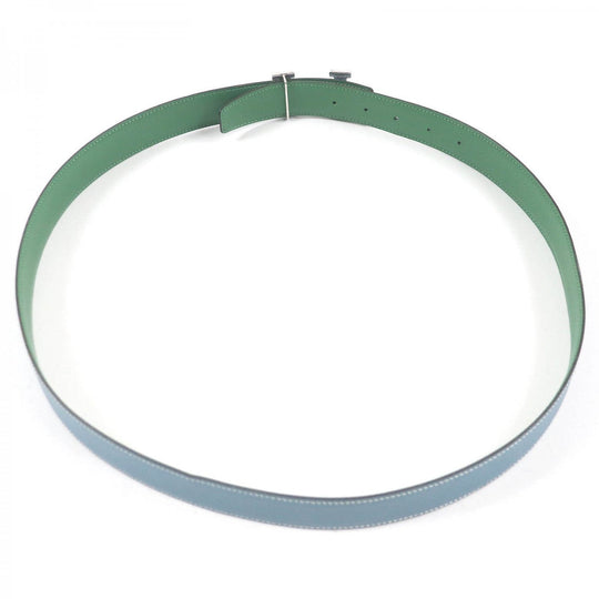HERMES belt Main: Leather Light blue green mens Used Authentic