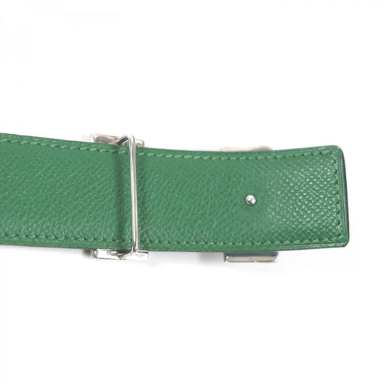 HERMES belt Main: Leather Light blue green mens Used Authentic