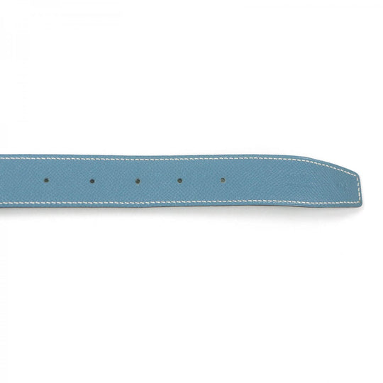 HERMES belt Main: Leather Light blue green mens Used Authentic