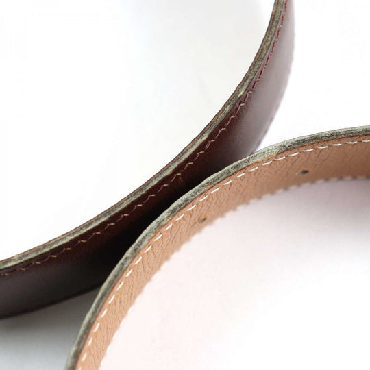 HERMES belt Main: Leather Brown mens Used Authentic