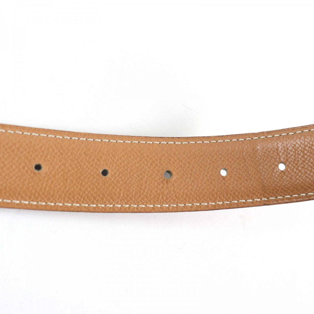 HERMES belt Main: Leather Brown mens Used Authentic