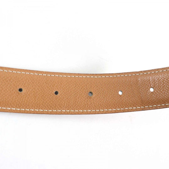 HERMES belt Main: Leather Brown mens Used Authentic