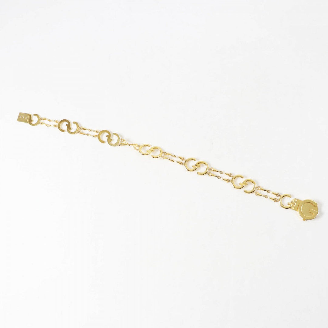 GUCCI belt metal gold Vintage GG Chain belt